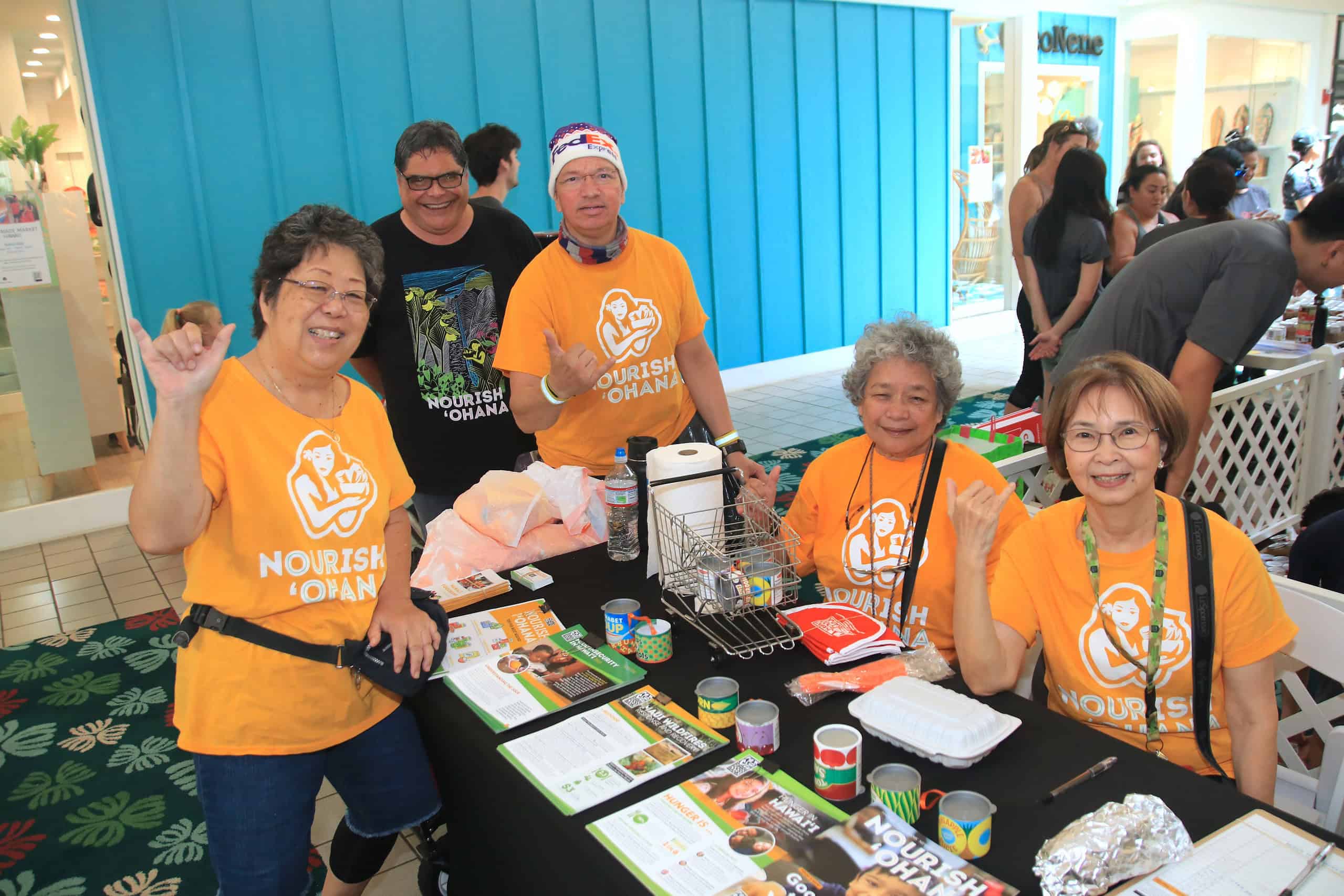 Our partners and event beneficiaries, Hawai'i Foodbank.